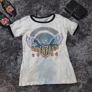 VAN HALEN 1984 Tour Of The World Band Tee