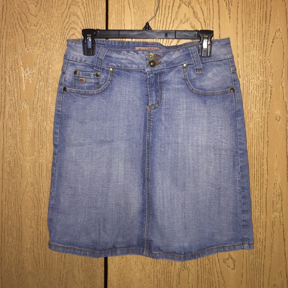 Paris Blues denim jean skirt