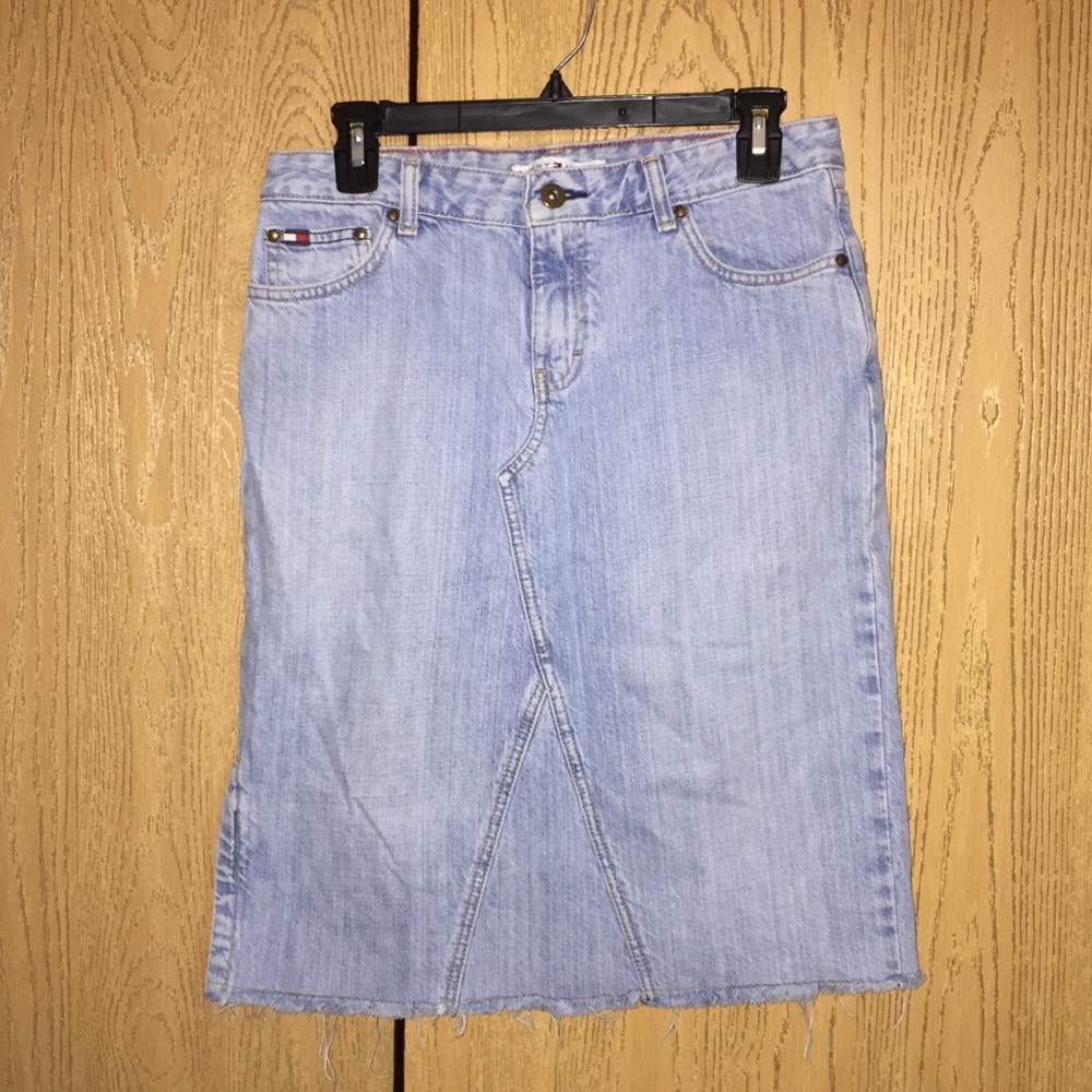 Tommy Hilfiger denim jean skirt