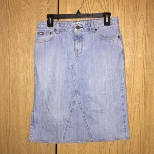 Tommy Hilfiger denim jean skirt