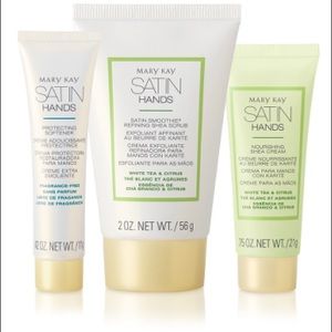 Satin Hands Set - Deluxe Mini - White Tea & Citrus
