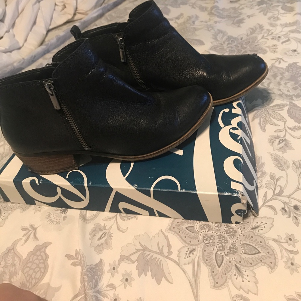 Lucky black booties
