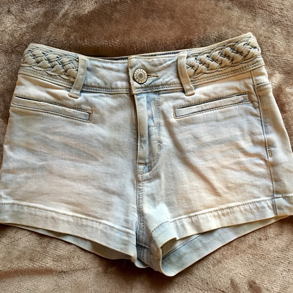 Kendall & Kylie High-waisted Denim Shorts