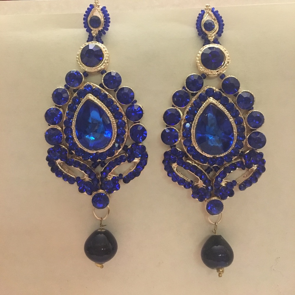 Blue Fashion Earrings