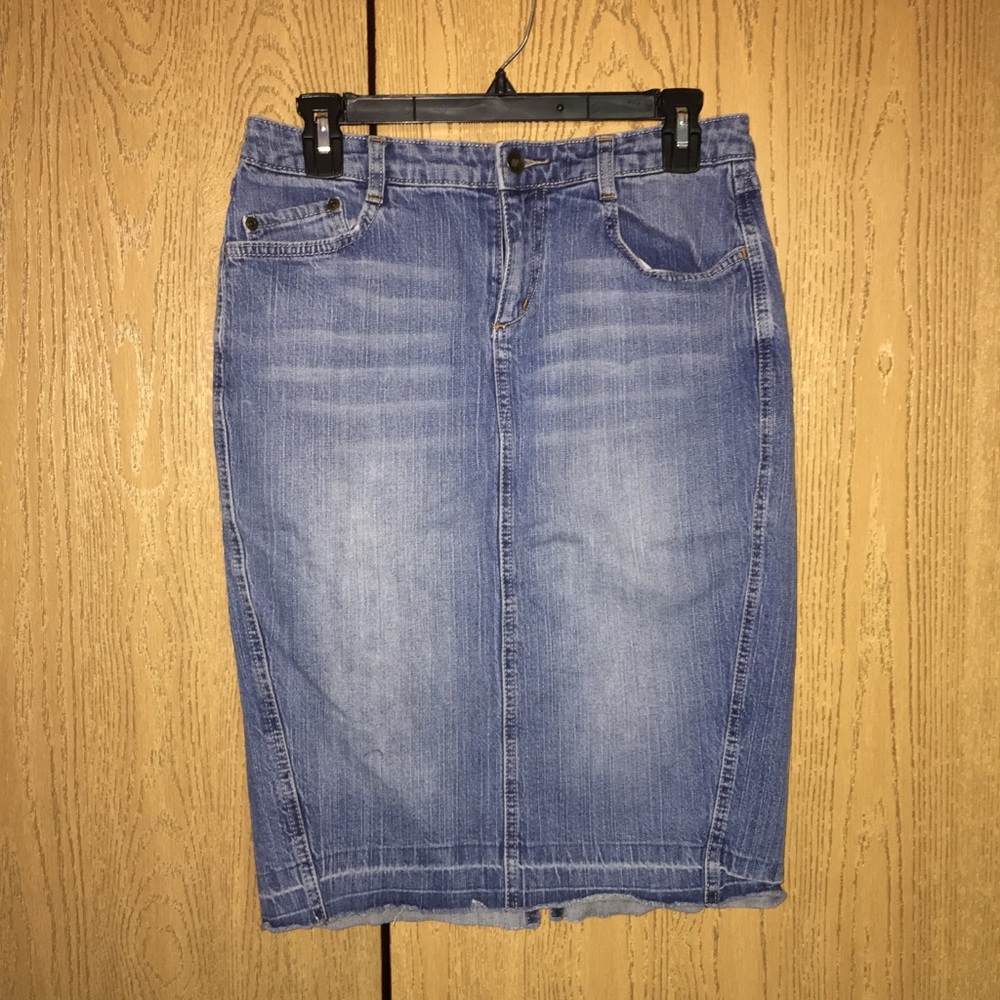 a.n.a. denim jean skirt