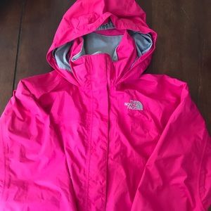 The North Face rain coat - Girls 10/12