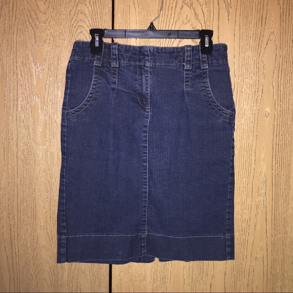 Ann Taylor LOFT denim jean skirt