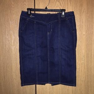 GAP denim jean skirt