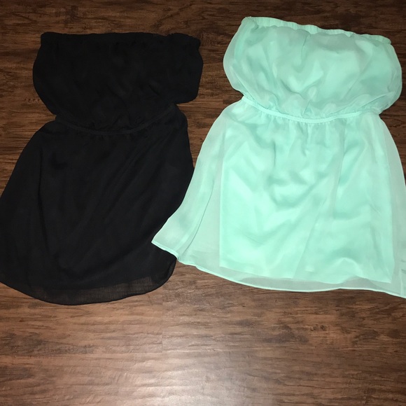 2 strapless dresses from Express. - Picture 1 of 3