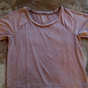 Lavender suede t-shirt