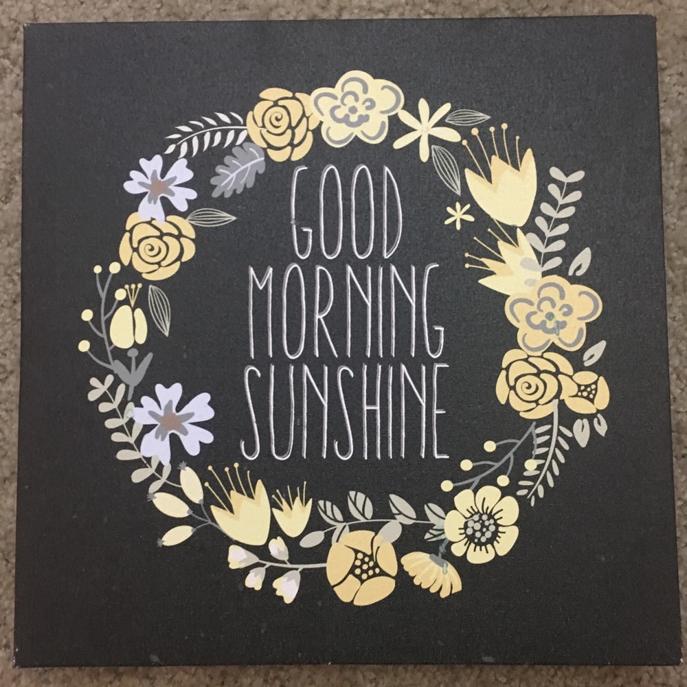Good Morning Sunshine Wall Art