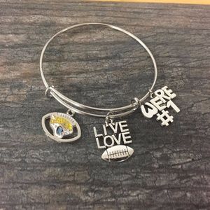 Jacksonville Jaguars Bangle – Charm Football Jewel