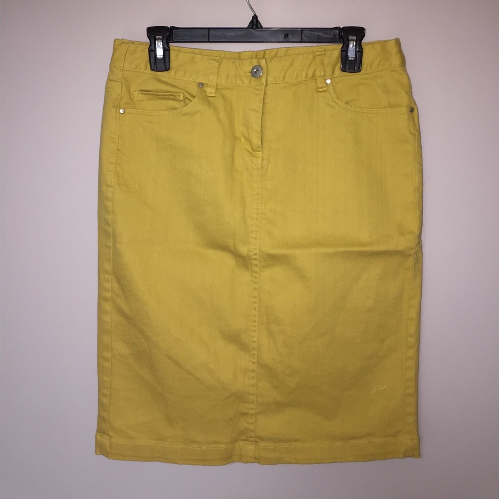 Willi Smith jean skirt