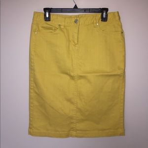 Willi Smith jean skirt