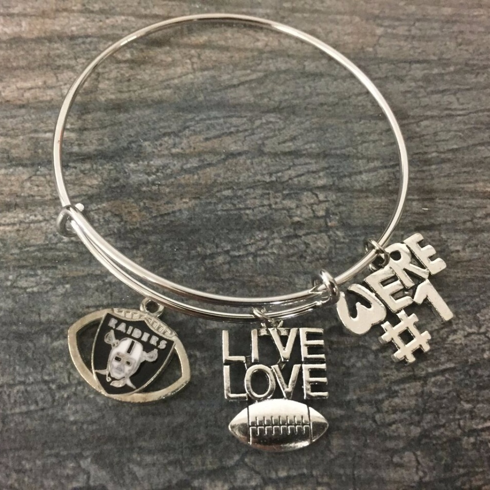 Oakland Raiders Bracelet – Football Jewelry