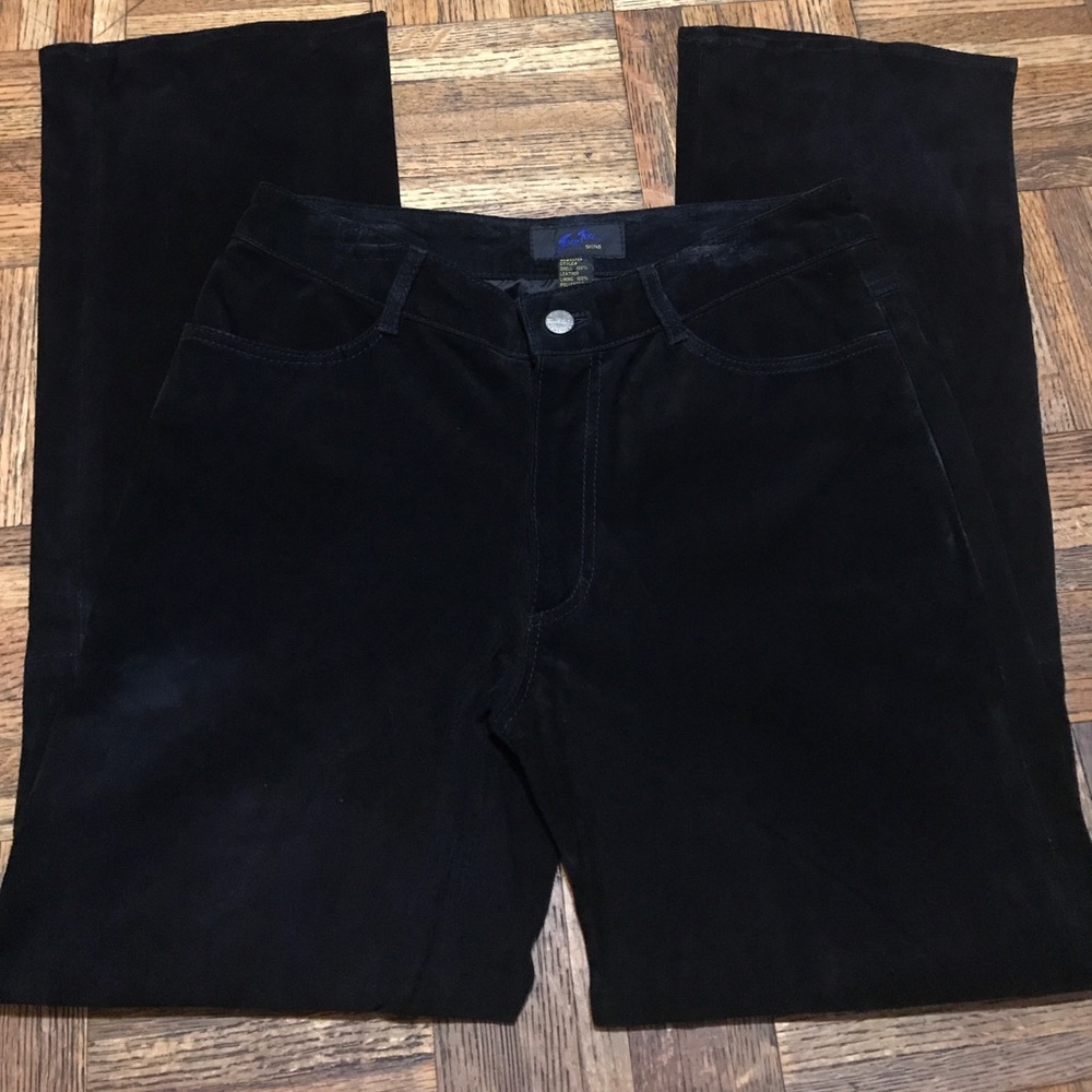 vintage Jou Jou Skins 100% Suede Pants Size 5/6