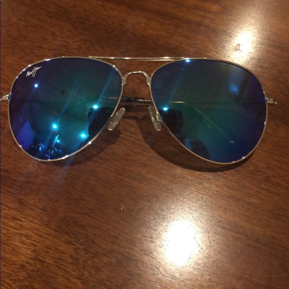 Maui Jim Hawaii Blue Maverick Aviators