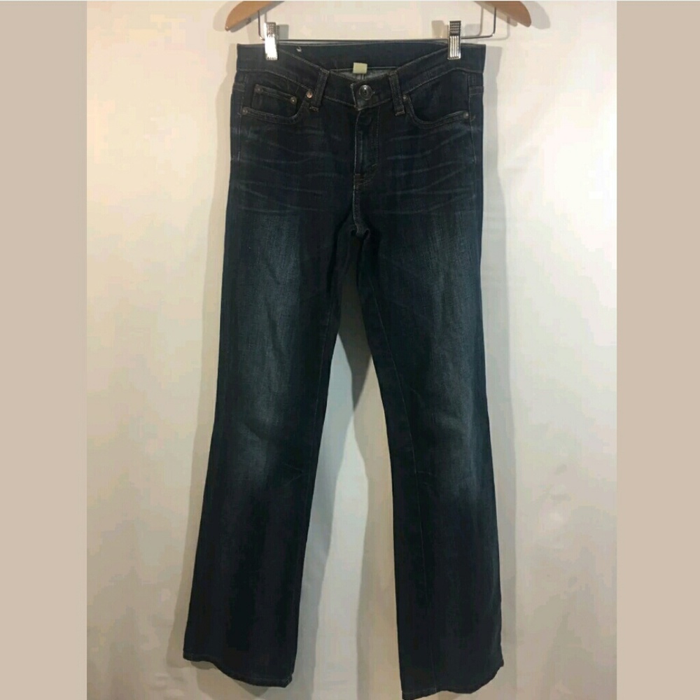 Banana Republic Jeans Size 26 Boot Cut Dark - Picture 1 of 4