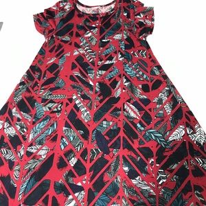 LuLaRoe Carly with FEATHERS!
