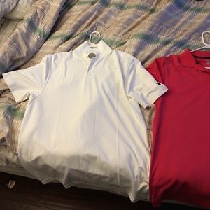 Two under armor polo’s