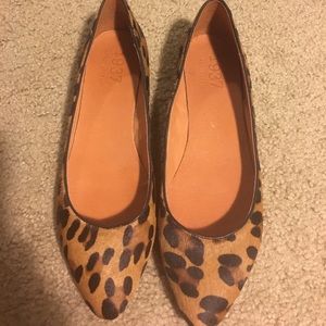 Madewell cheetah flats