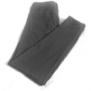 Black skinny leg pants