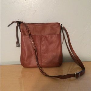 Born genuine leather shoulder bag