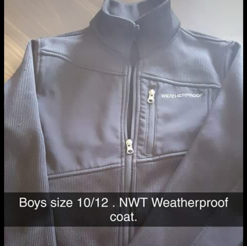 Weatherproof coat .