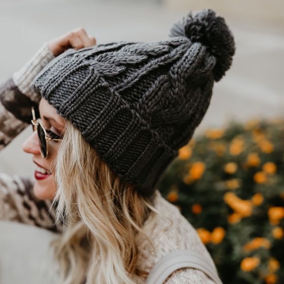 Accessories - Charcoal Beanie