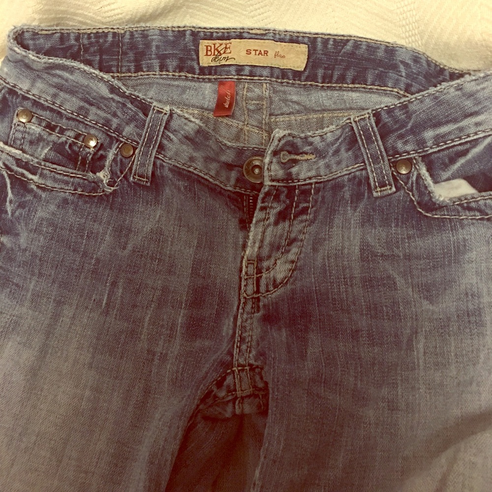 Flare manufacturer distressed jeans
