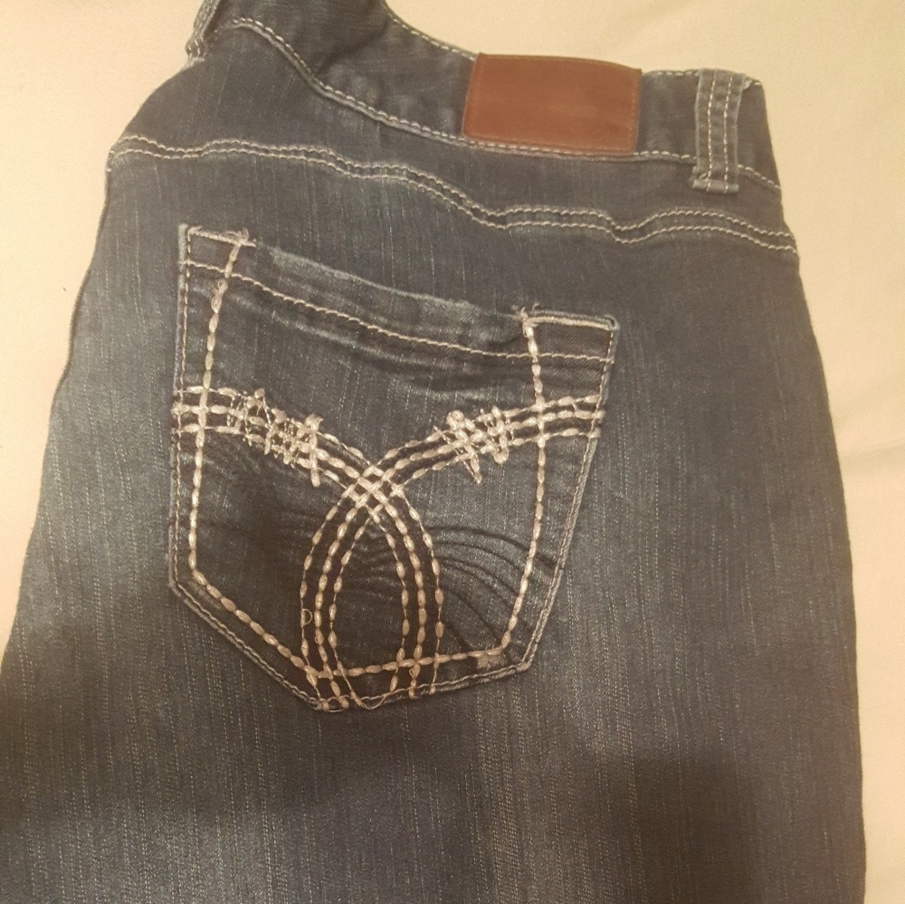 Womans jeans like new .