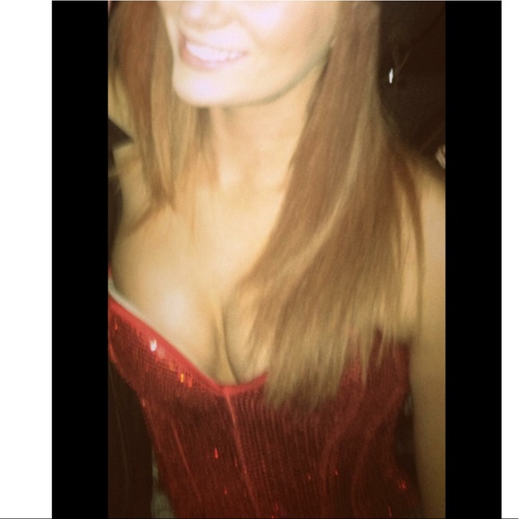 Frederick's of Hollywood Other - Sequin lace up corset