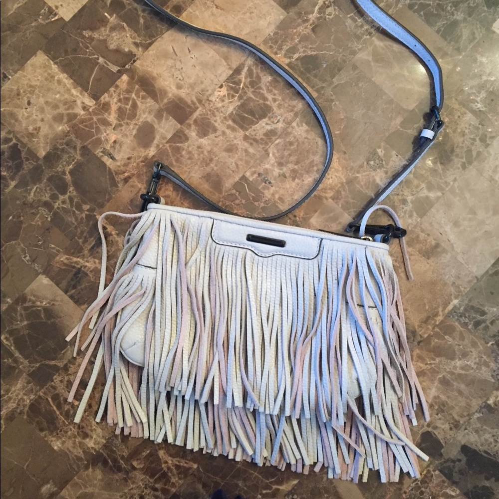 Rebecca Minkoff Finn Fringe Convertible Crossbody
