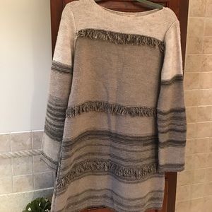 Alpaca tunic sweater.