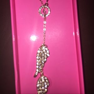 Victoria secret angel wings necklace NIB