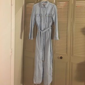 Michael Kors denim maxi dress