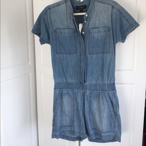 Denim Romper