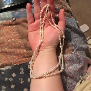 10kt real pearl necklace