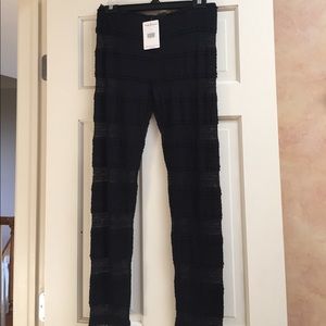 Free People Leggings NEW w/tags. Black-L