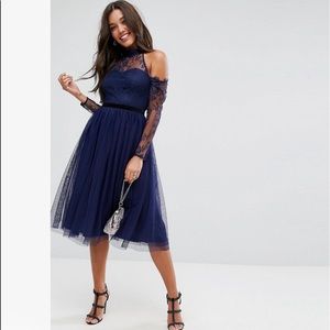 Asos tulle lace dress