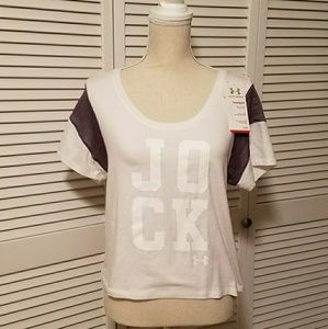 Ladies Under Armour workout tee