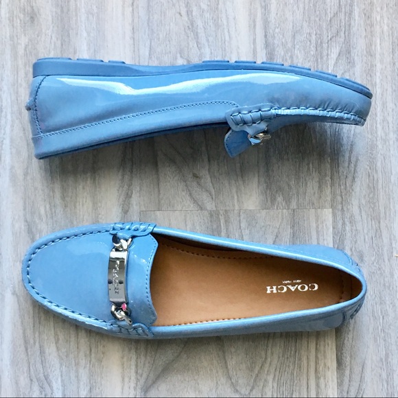 baby blue loafers