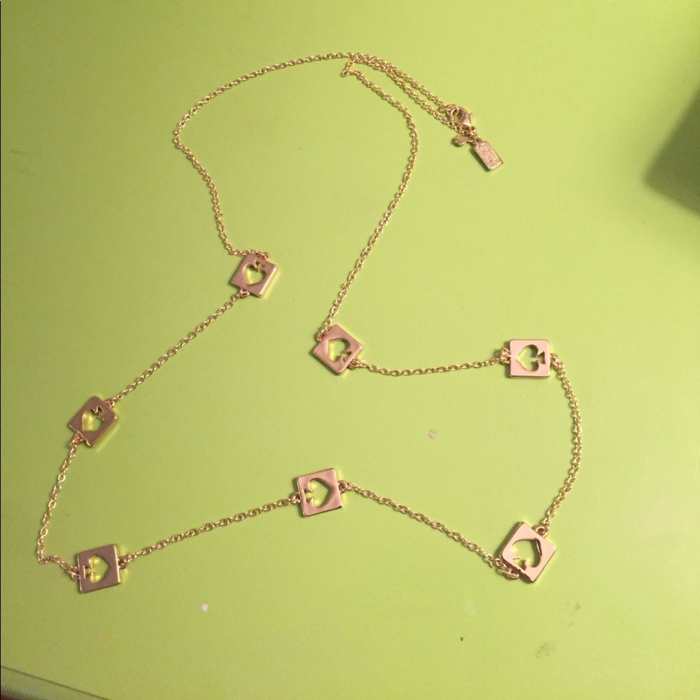 Kate Spade charm necklace