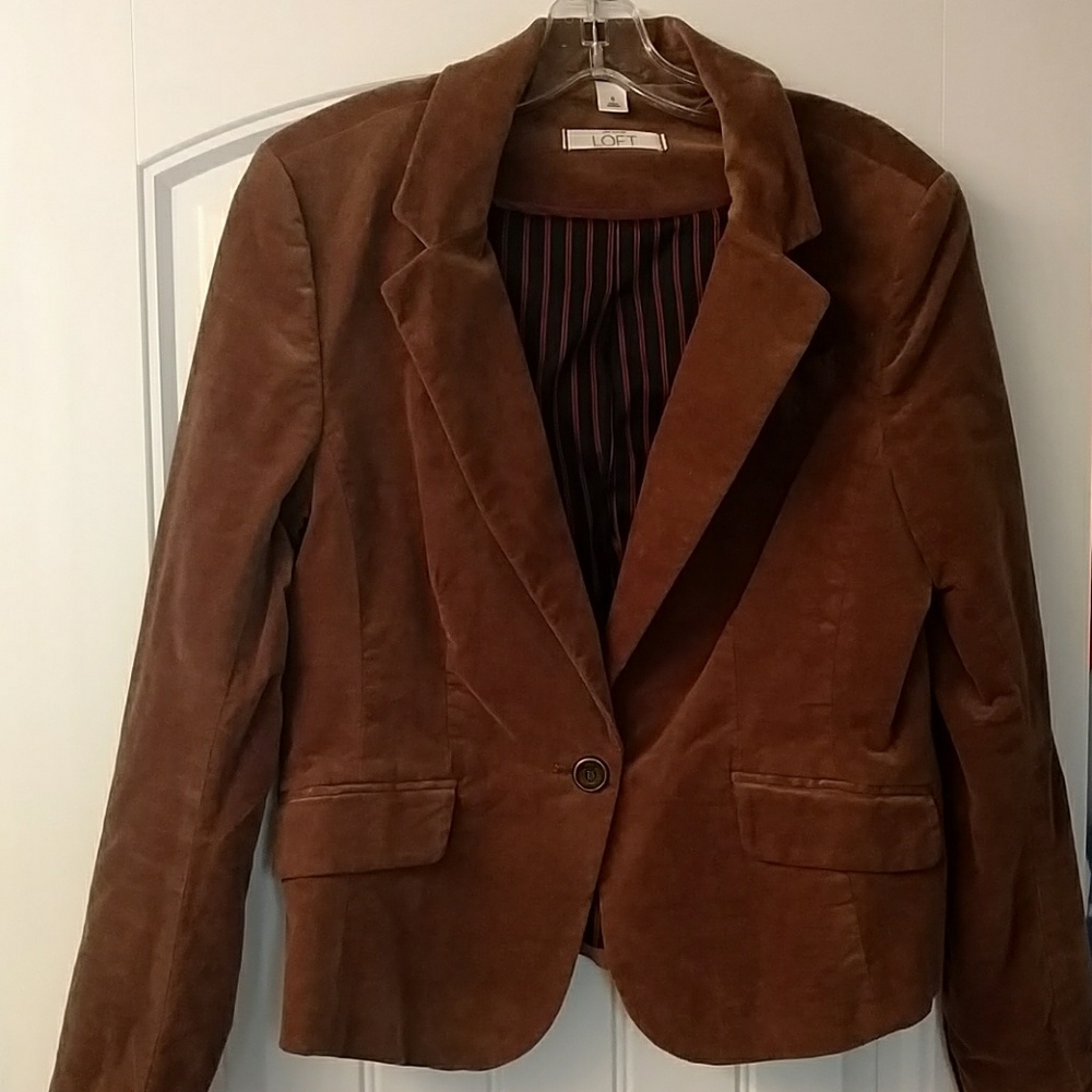 Loft  velvet blazer