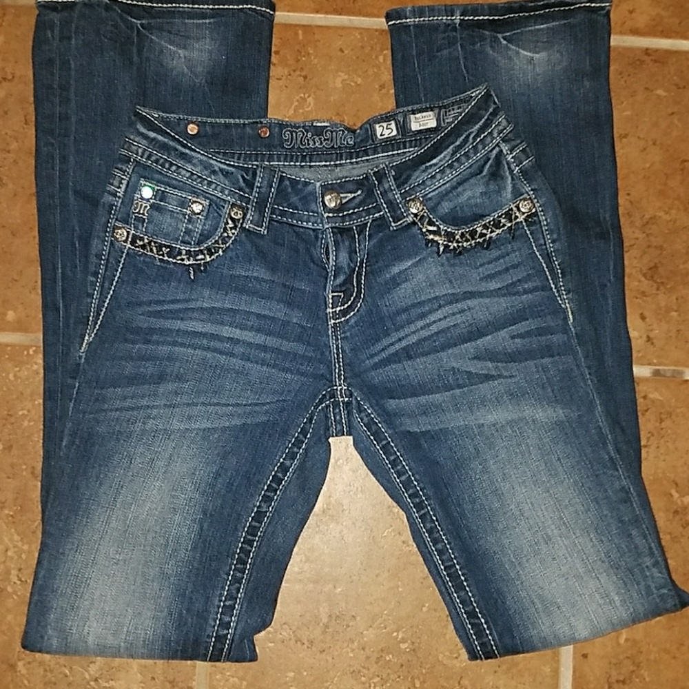 Miss me boot cut jeans size 25