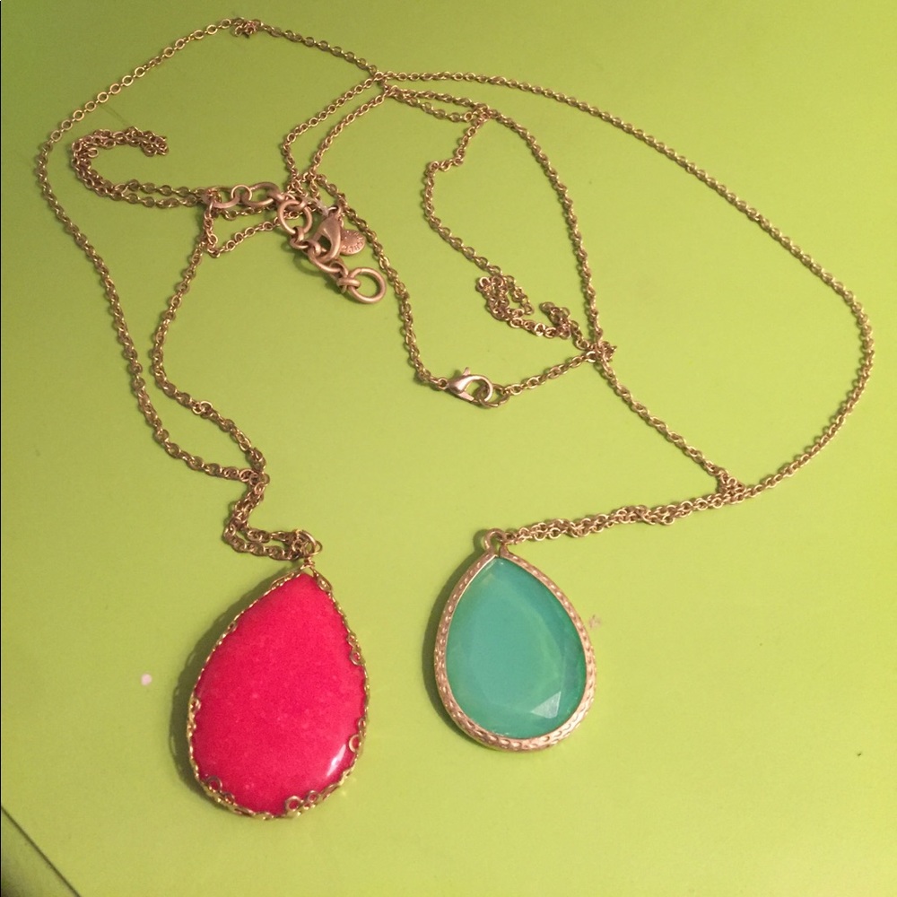 J Crew pendant necklaces