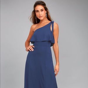 Lulus Navy Blue Dress NWT