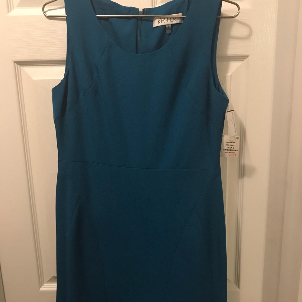 Kasper Business/Cocktail Teal Dress