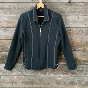 Lizaport 8 zip up stretchy blazer / jacket