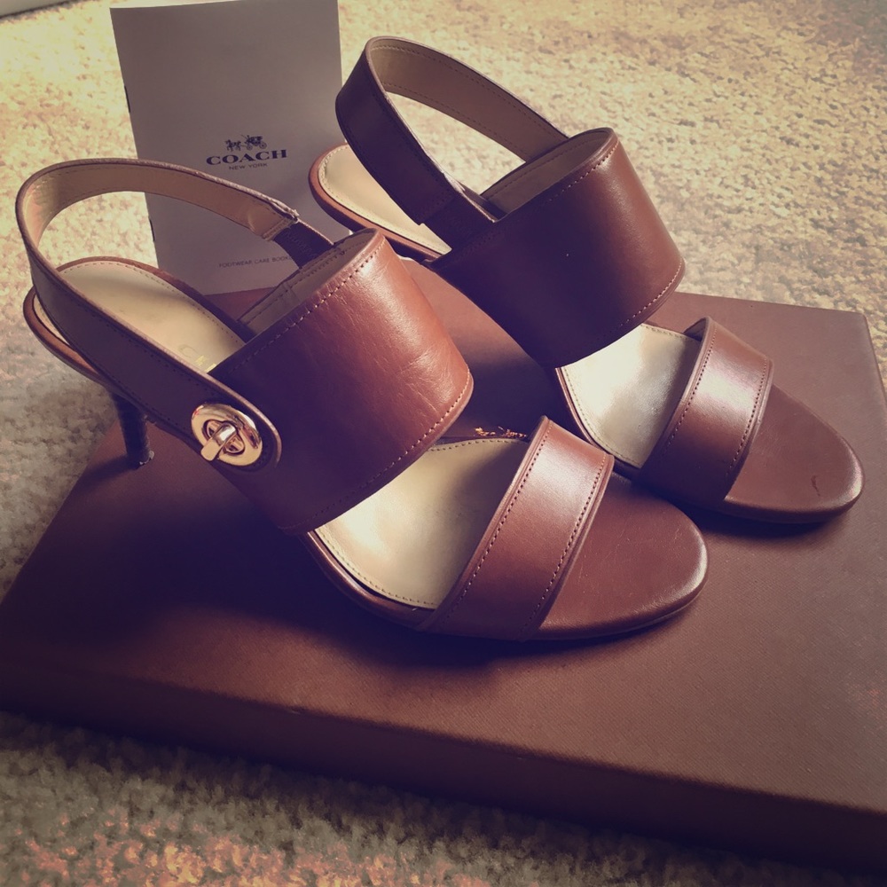 Coach sandal heels